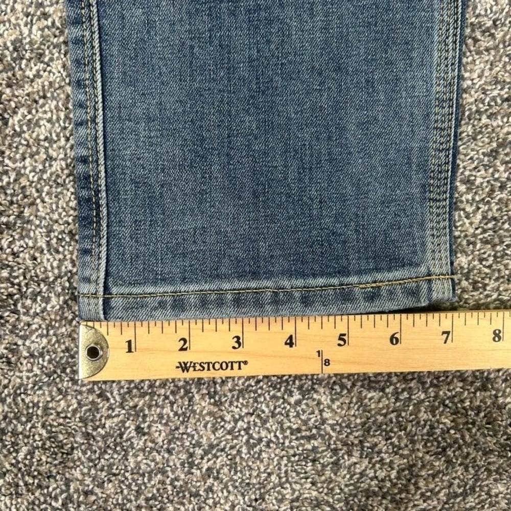 DU/ER Performance Denim Jeans Mens 28X29 Straight Fit Blue Stretch Casual Work - Picture 14 of 15